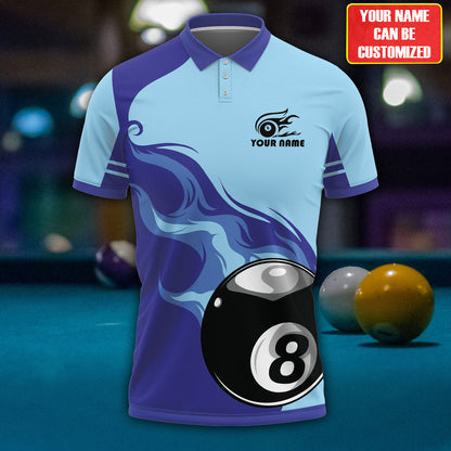 Personalized Name Billiard AK33 All Over Printed Unisex Shirt