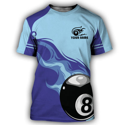 Personalized Name Billiard AK33 All Over Printed Unisex Shirt