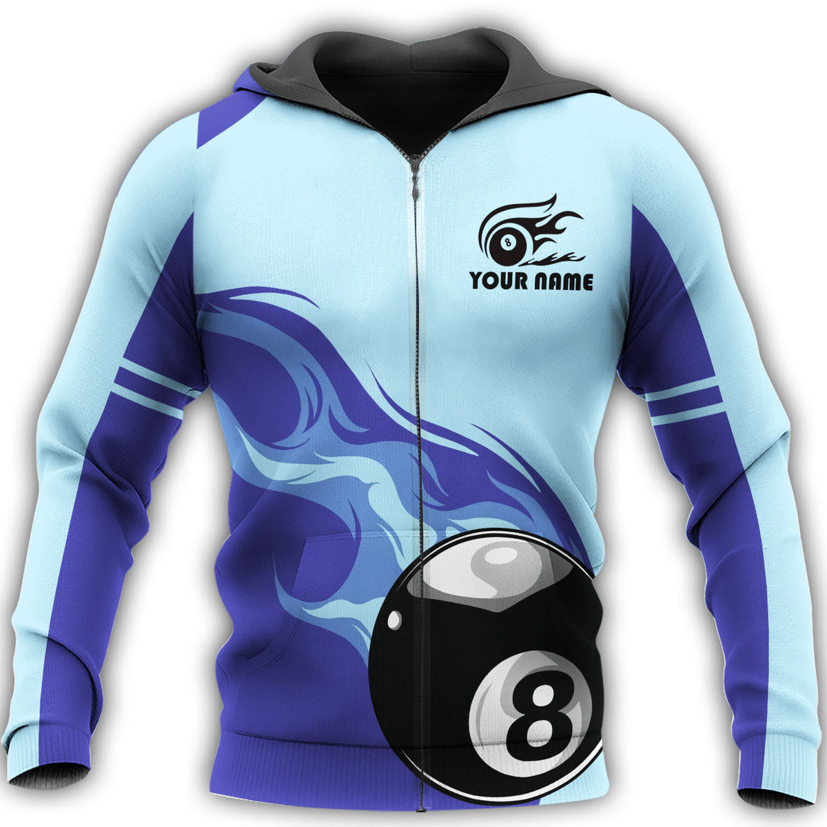 Personalized Name Billiard AK33 All Over Printed Unisex Shirt