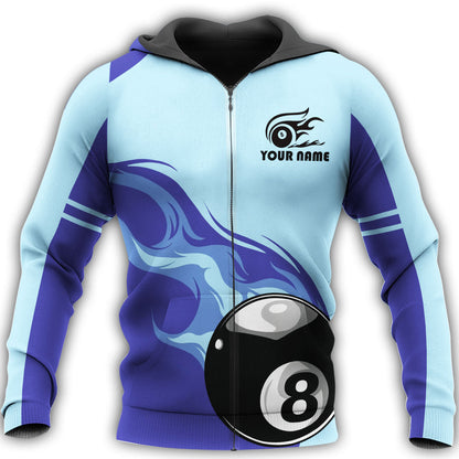 Personalized Name Billiard AK33 All Over Printed Unisex Shirt