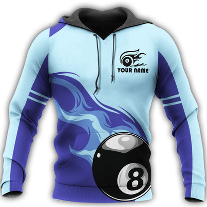 Personalized Name Billiard AK33 All Over Printed Unisex Shirt