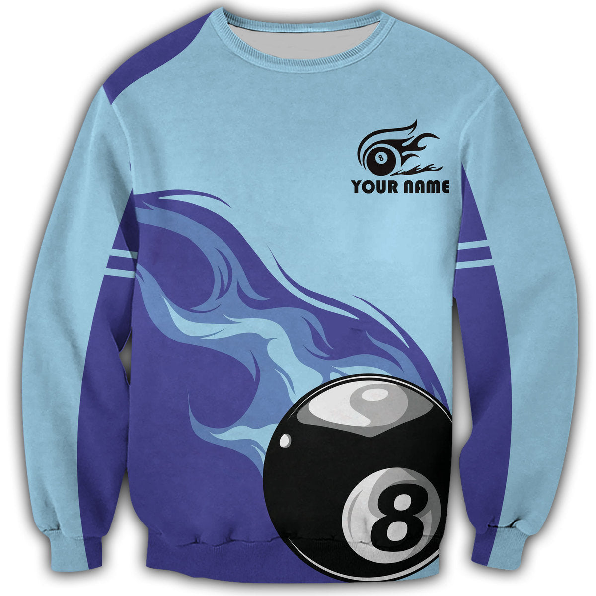 Personalized Name Billiard AK33 All Over Printed Unisex Shirt