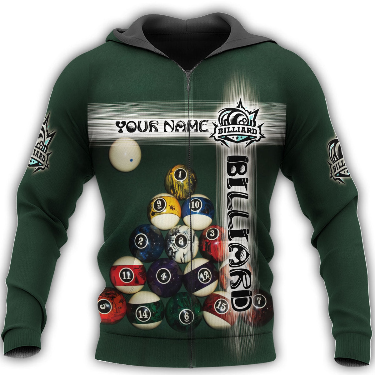 Personalized Name Billiard AK31 All Over Printed Unisex Shirt