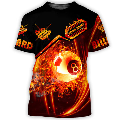 Personalized Name Billiard AK30 All Over Printed Unisex Shirt