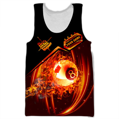 Personalized Name Billiard AK30 All Over Printed Unisex Shirt