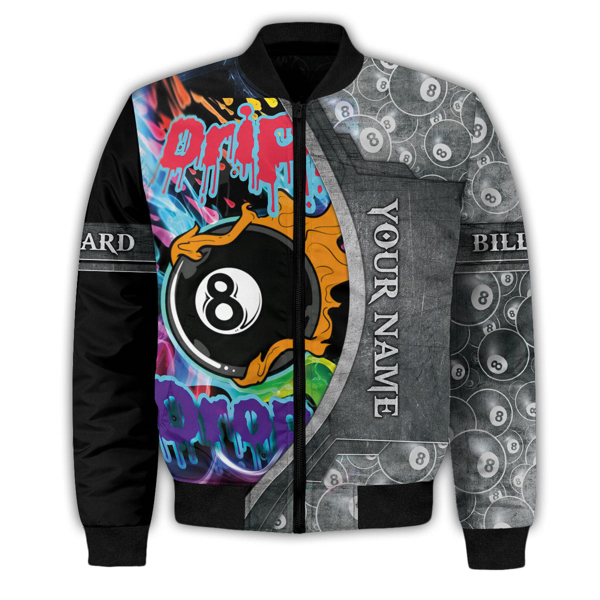 Personalized Name Billiard AK38 All Over Printed Unisex Shirt