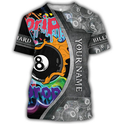 Personalized Name Billiard AK38 All Over Printed Unisex Shirt