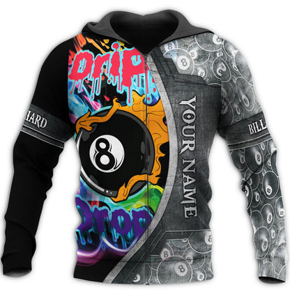 Personalized Name Billiard AK38 All Over Printed Unisex Shirt