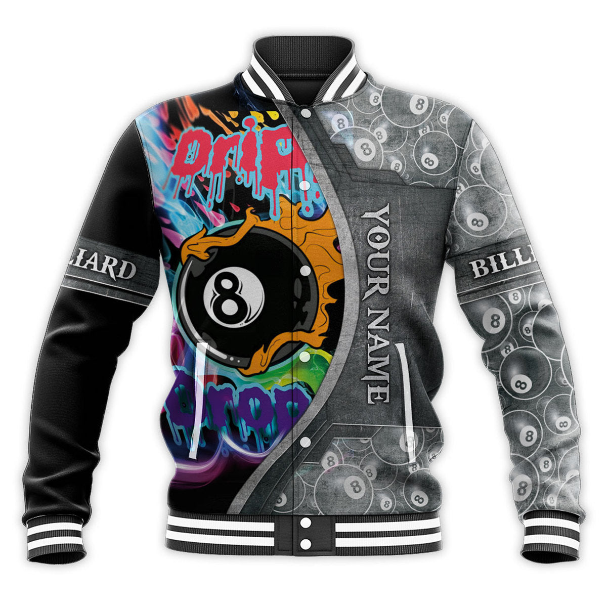 Personalized Name Billiard AK38 All Over Printed Unisex Shirt