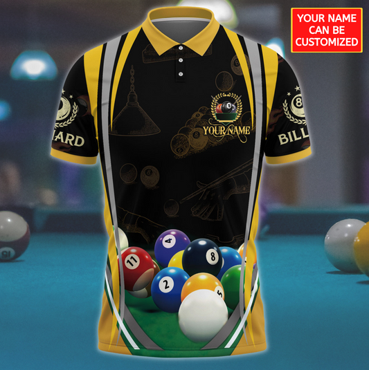Personalized Name Billiard AK23 All Over Printed Unisex Shirt