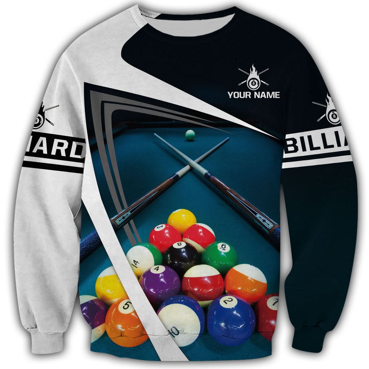 Personalized Name Billiard AK1 All Over Printed Unisex Shirt
