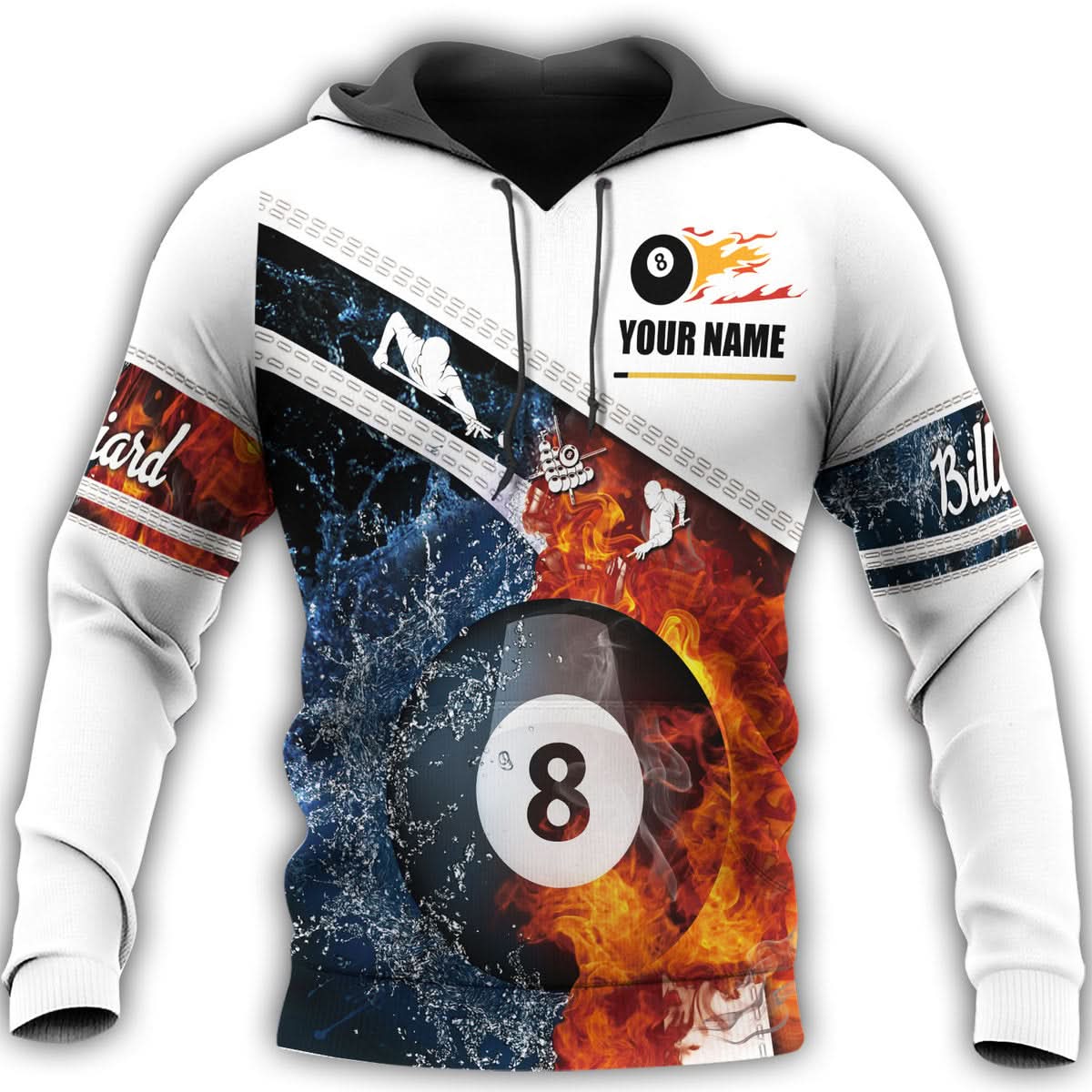 Personalized Name Billiard AK2 All Over Printed Unisex Shirt