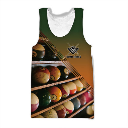 Personalized Name Billiard AK3 All Over Printed Unisex Shirt