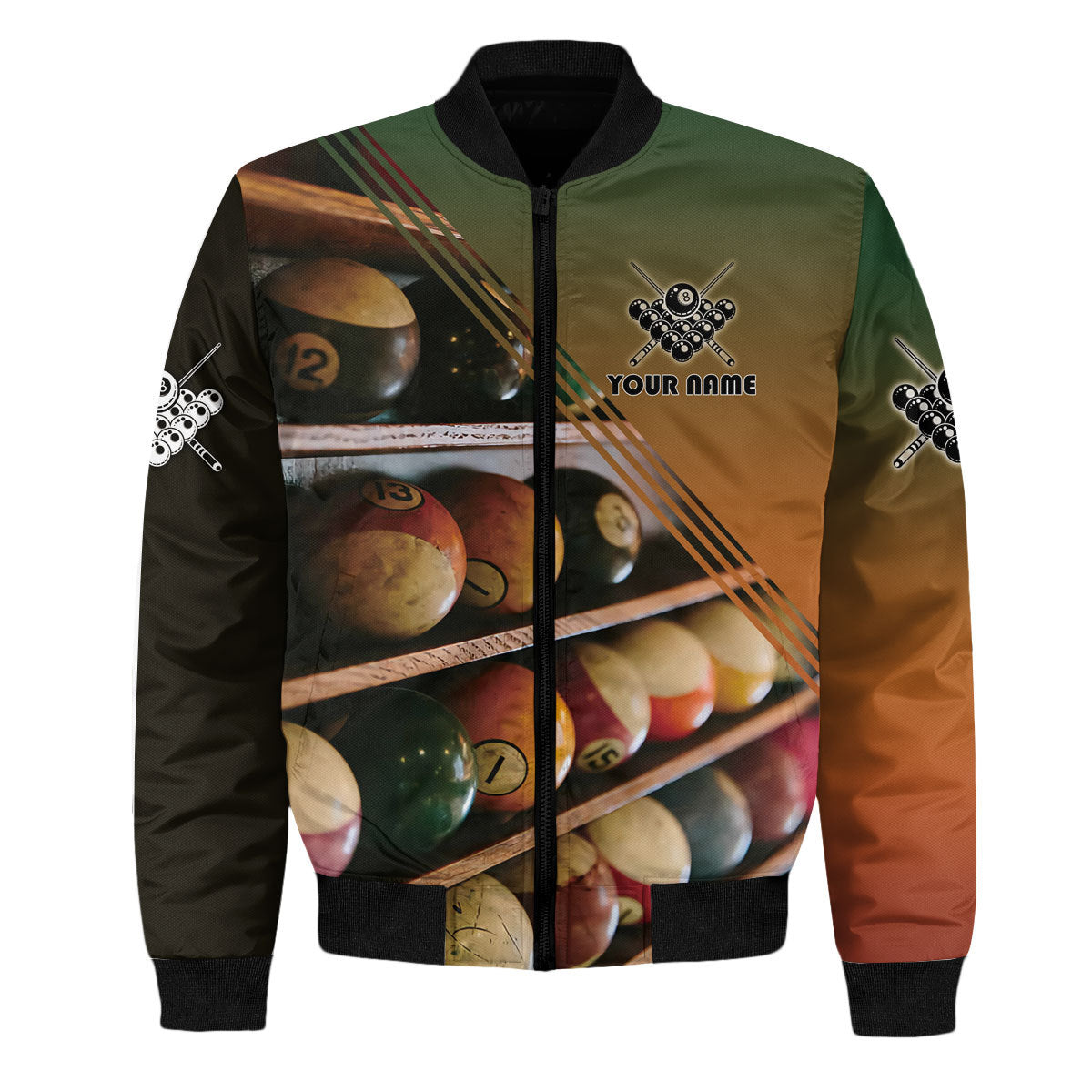 Personalized Name Billiard AK3 All Over Printed Unisex Shirt