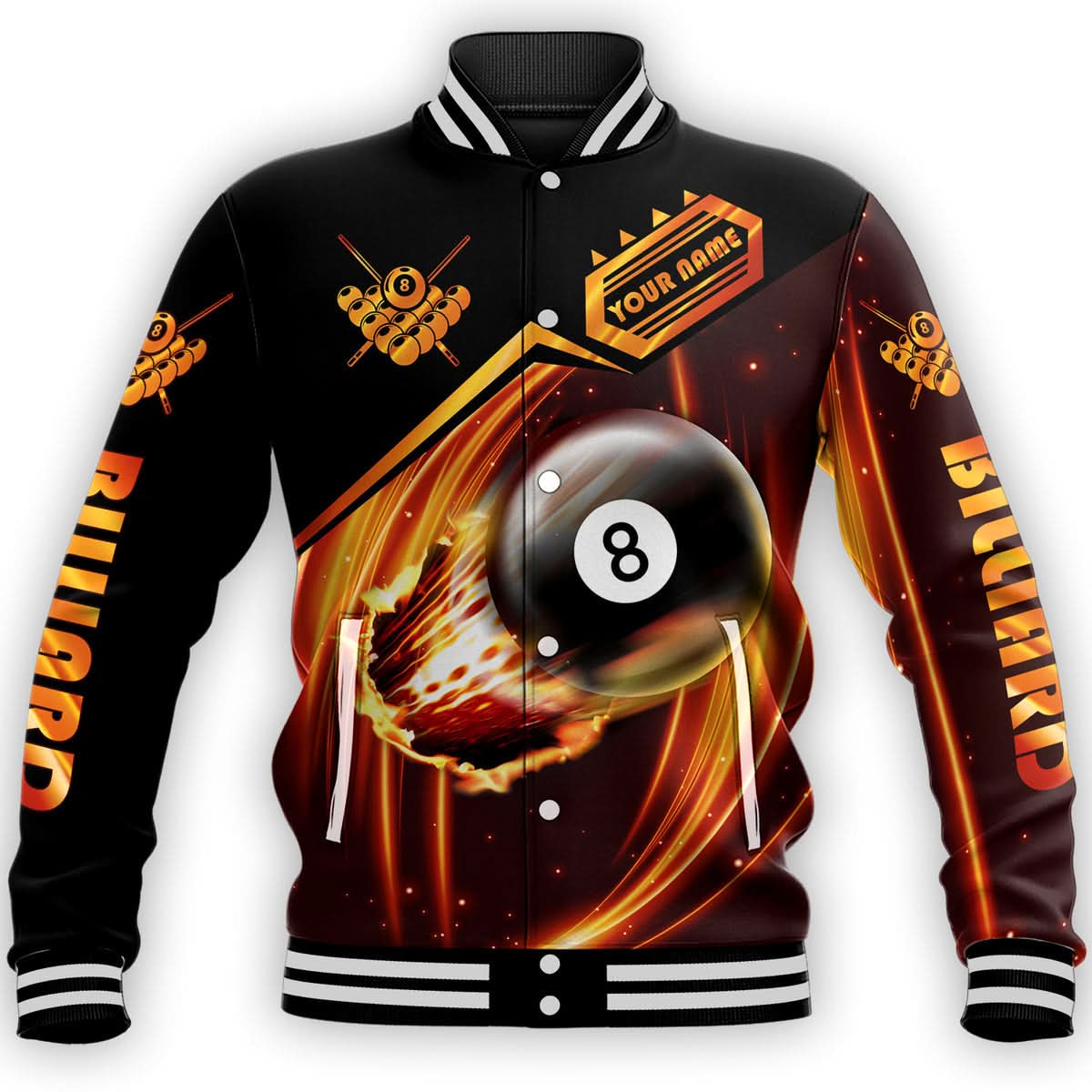 Personalized Name Billiard AK9 All Over Printed Unisex Shirt