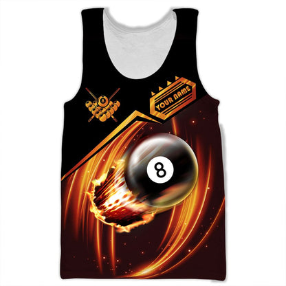 Personalized Name Billiard AK9 All Over Printed Unisex Shirt