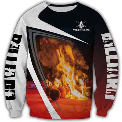 Personalized Name Billiard AK4 All Over Printed Unisex Shirt