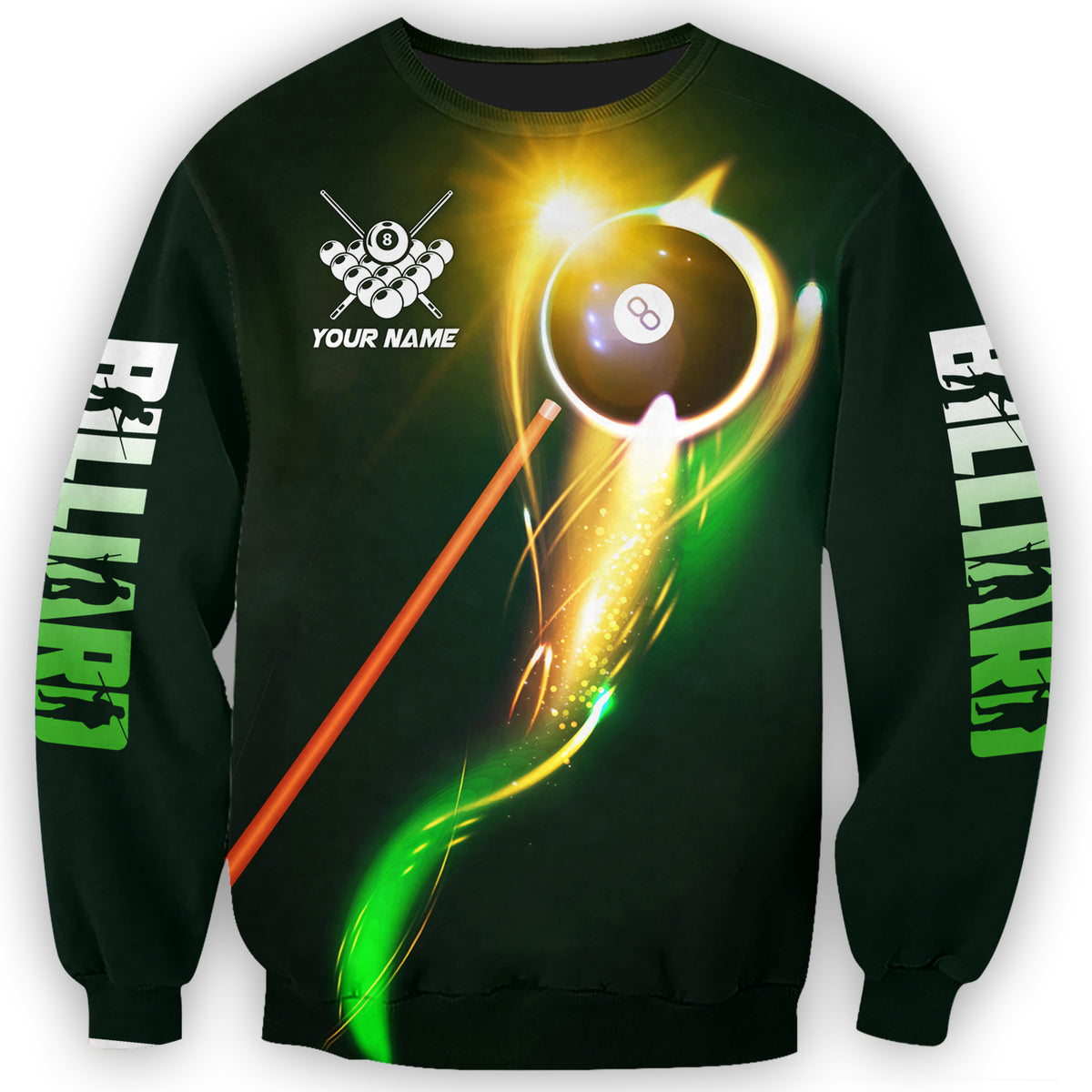 Personalized Name Billiard AK8 All Over Printed Unisex Shirt