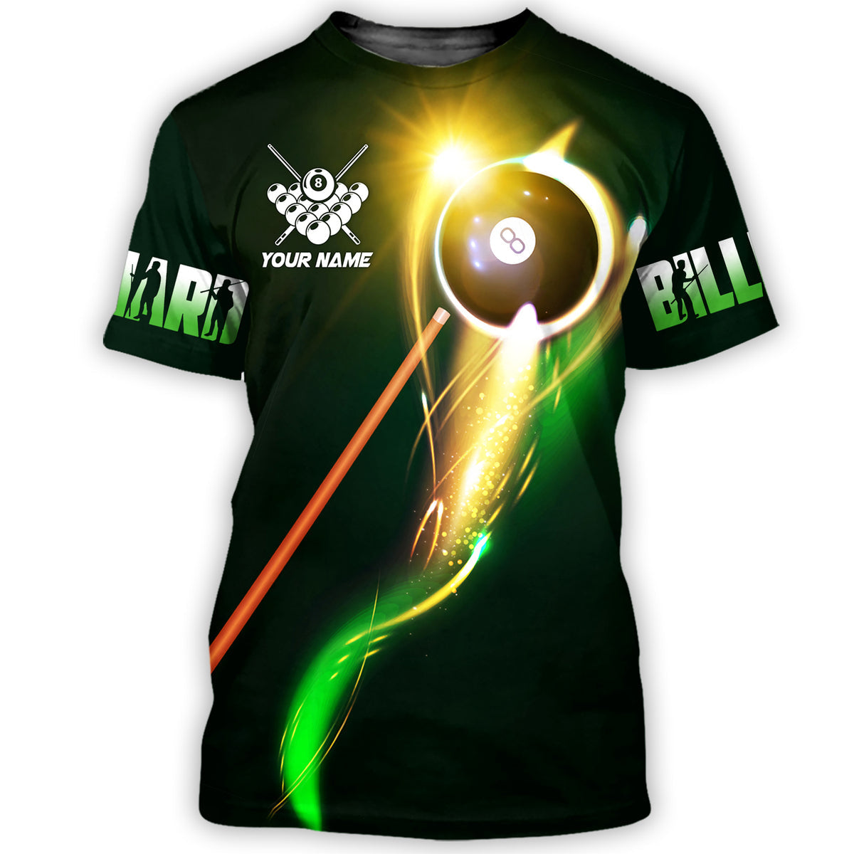 Personalized Name Billiard AK8 All Over Printed Unisex Shirt