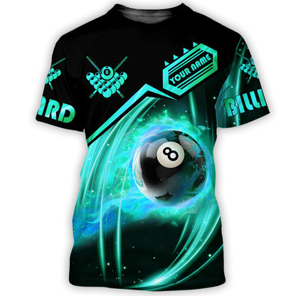 Personalized Name Billiard AK19 All Over Printed Unisex Shirt