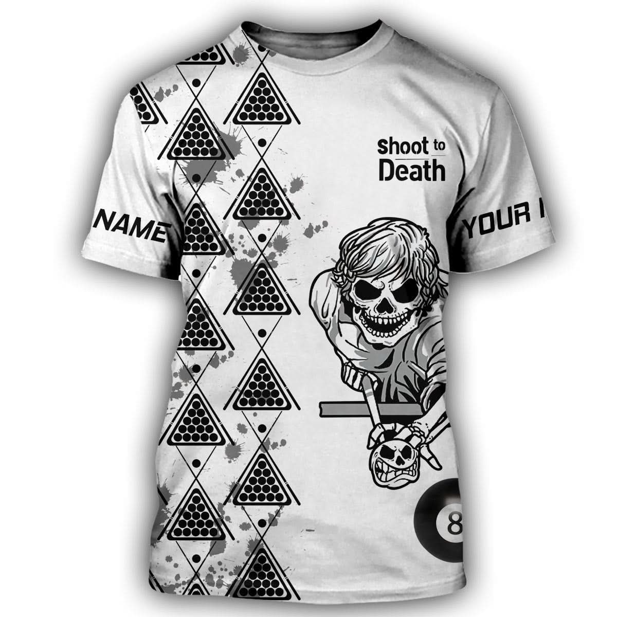 Personalized Name Billiard AK16 All Over Printed Unisex Shirt