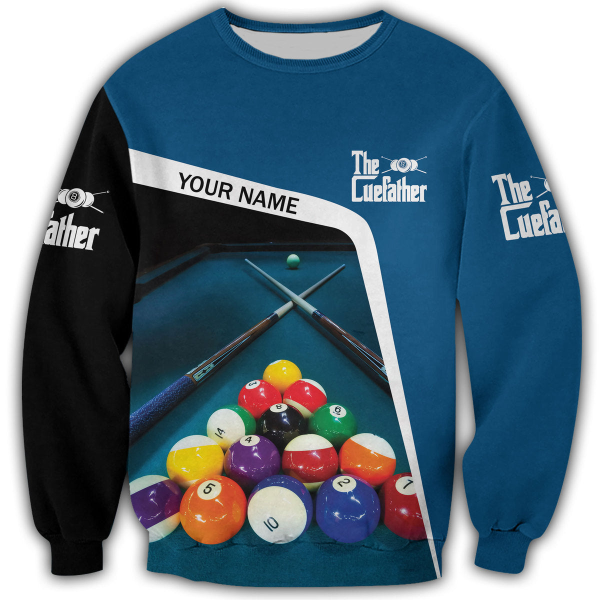 Personalized Name Billiard AK18 All Over Printed Unisex Shirt K280403