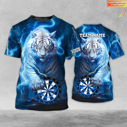 Thunder Tiger Darts Personalized 3D Polo Shirt For Dart Team Player Q301217