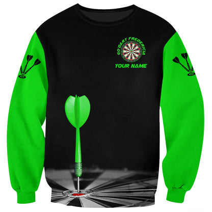 Personalized Name Darts Team Green Version All Over Printed Unisex Shirt Q270306