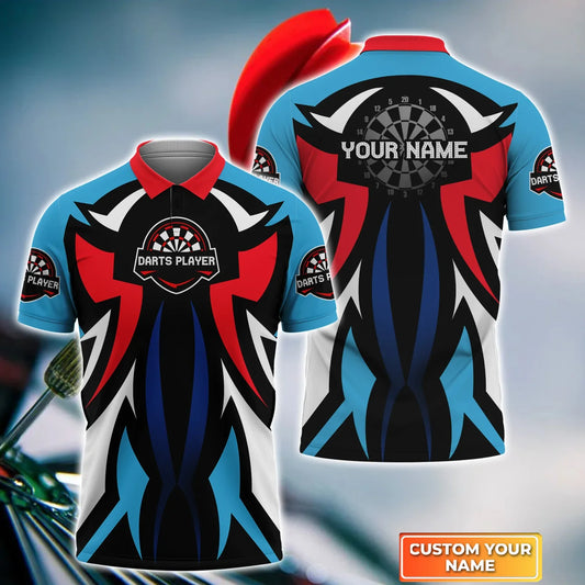 Darts Personalized Name 3D Shirt For Darts Player P100315