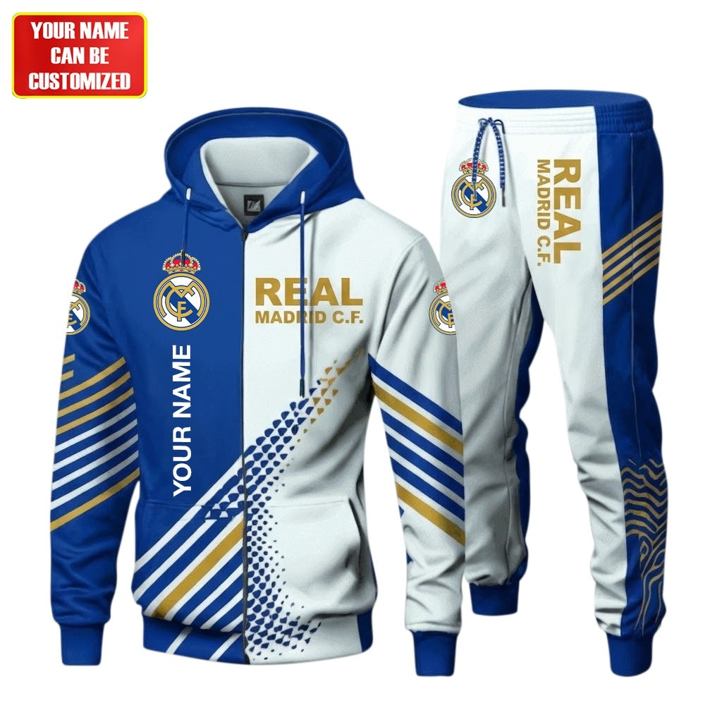 Real C.F 3D All over Printed Hoodie and Sweatpants set