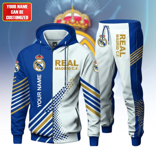 Real C.F 3D All over Printed Hoodie and Sweatpants set