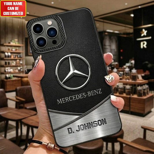 Leather Pattern - Personalized Merc Full Print Phone Case