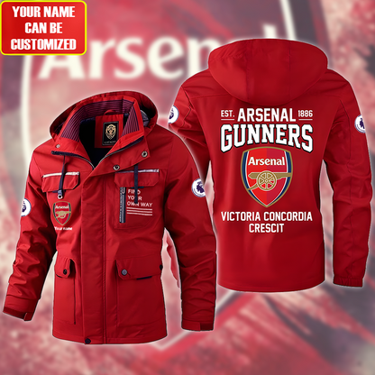 Arsenal Est.1886 Windbreaker Hooded Jacket