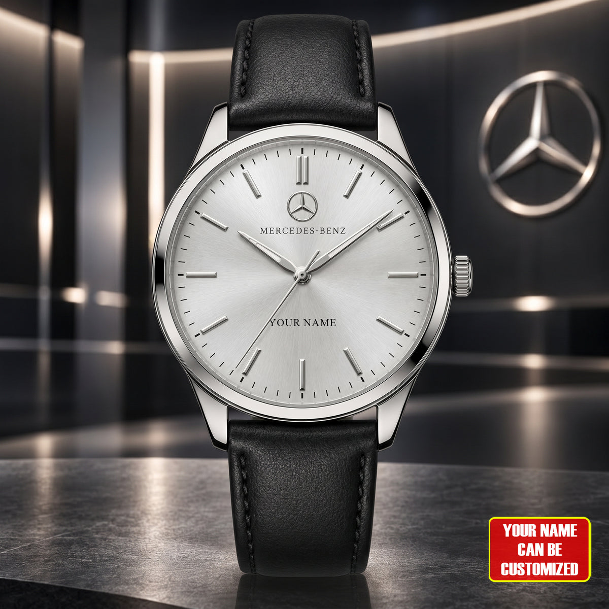 Personalized Merc Toronto 2026 Leather Watch