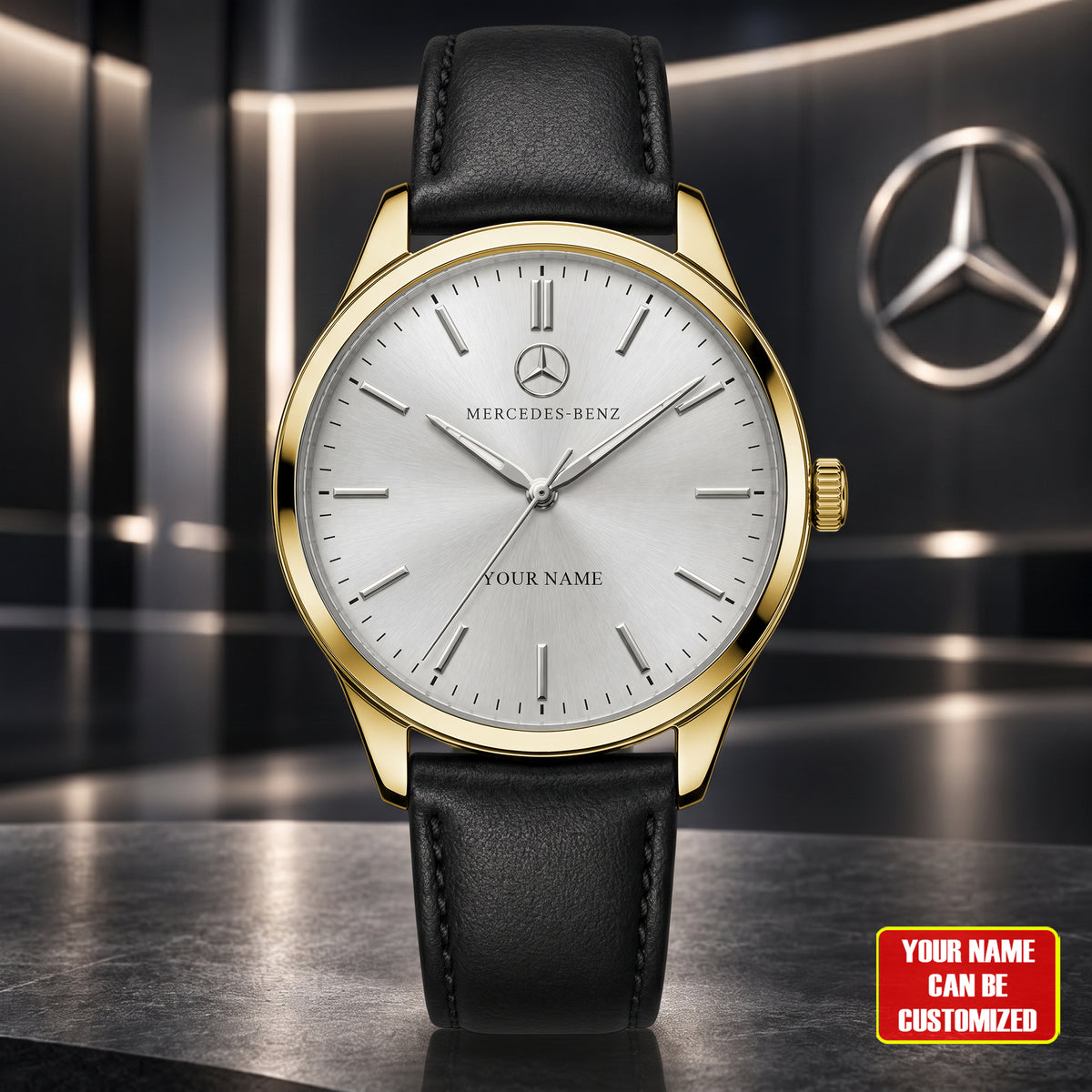 Personalized Merc Toronto 2026 Leather Watch
