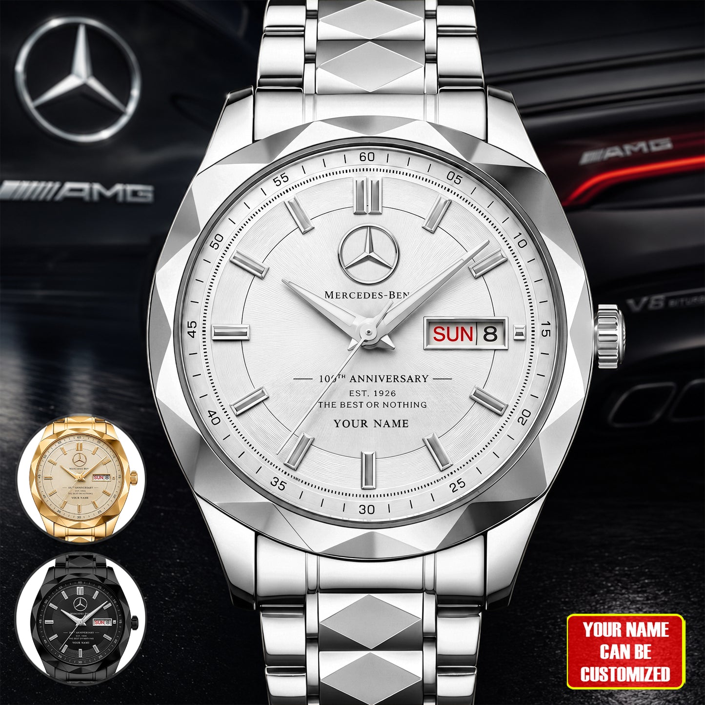 Personalized Merc - Est 1926 - Luxury Charley Watch