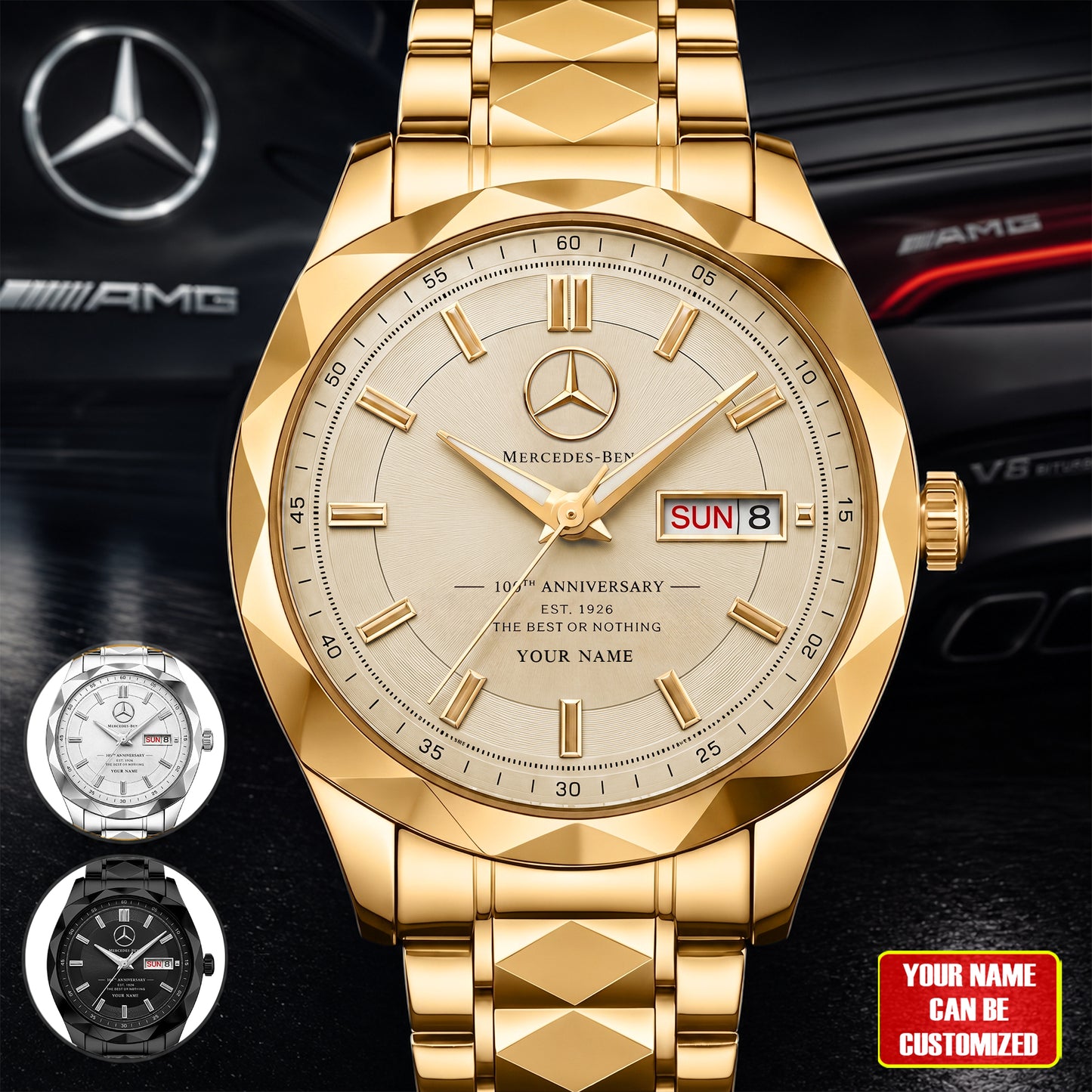 Personalized Merc - Est 1926 - Luxury Charley Watch