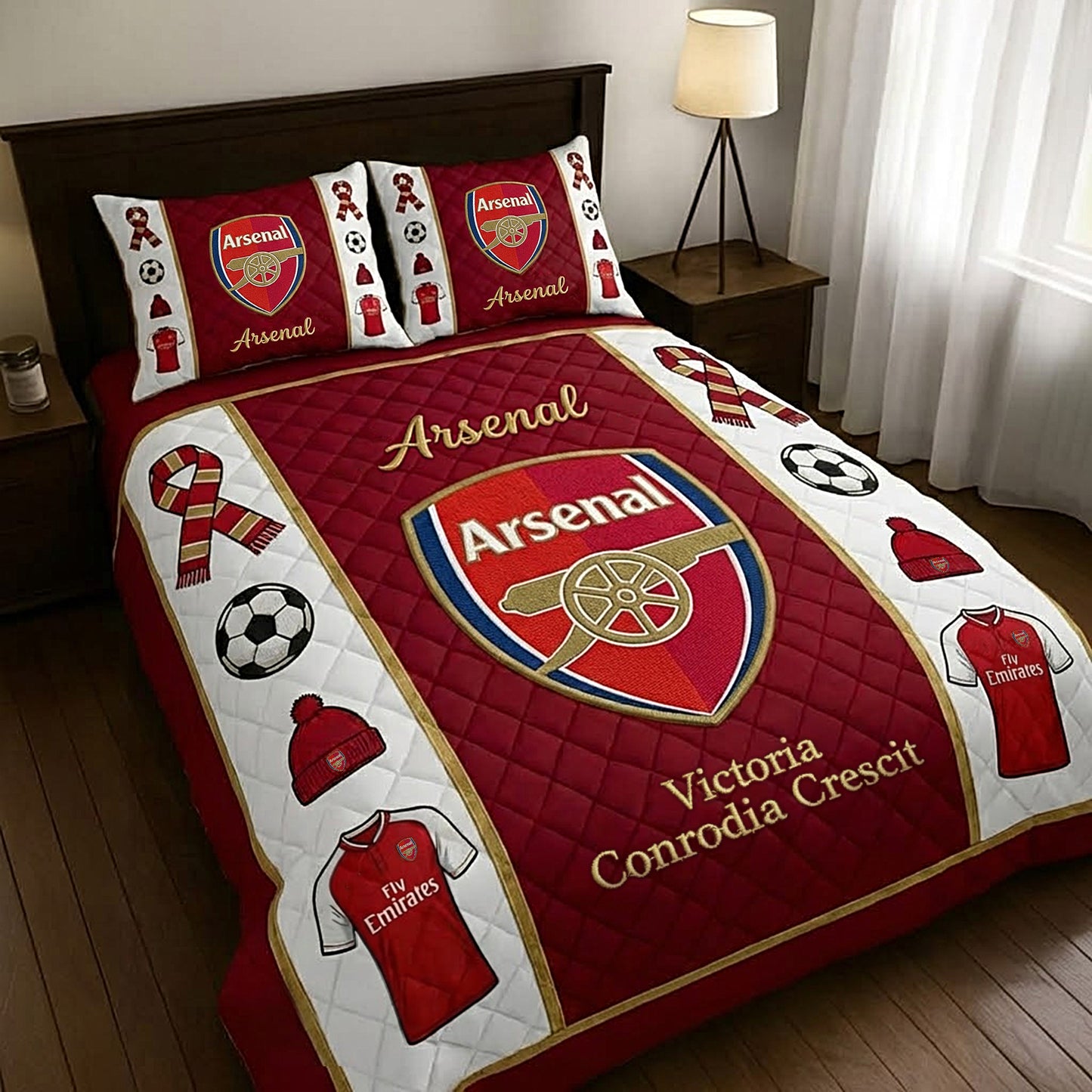 Ars Victoria concordia crescit Quilt Bedding Set