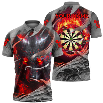 Personalized Name Wolf Darts All Over Printed Unisex Shirt P020806