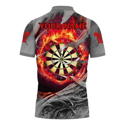 Personalized Name Wolf Darts All Over Printed Unisex Shirt P020806