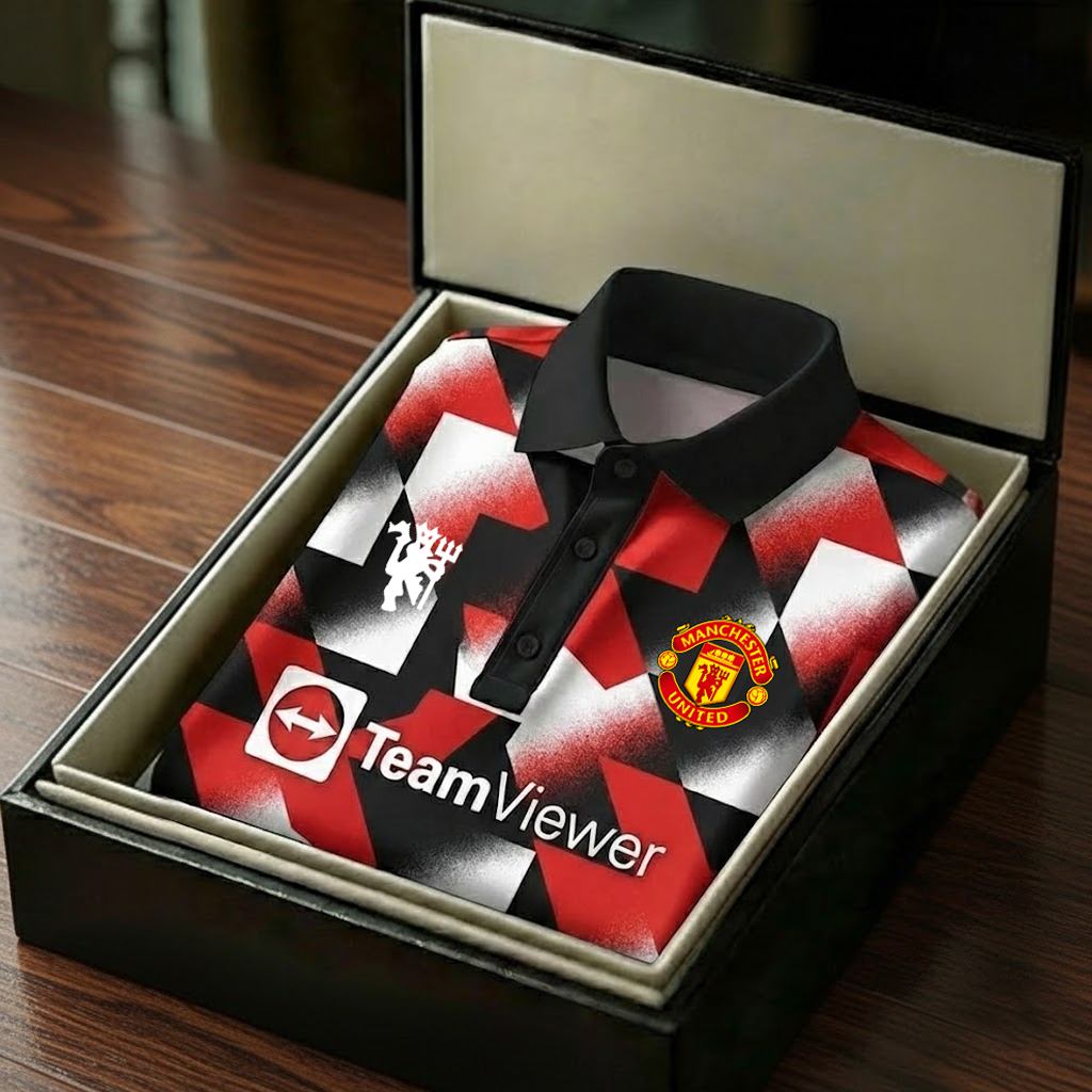 Personalized MU F.C Full Printing Polo , Zip Polo, Shirt , Hoodie , Short , T-shirt