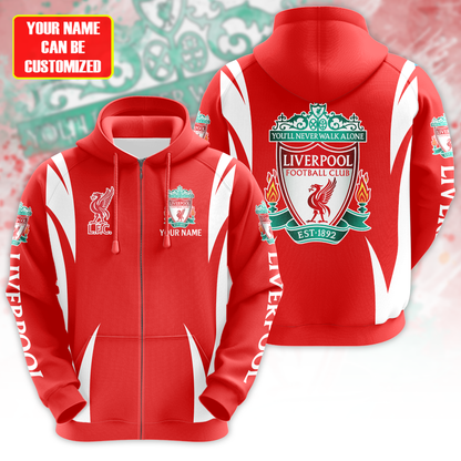 Personalized LVP FC Sport All over Printed Hoodie and Sweatpants set