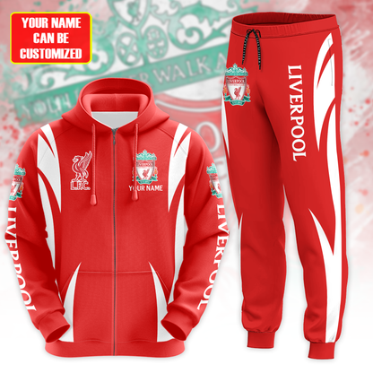 Personalized LVP FC Sport All over Printed Hoodie and Sweatpants set