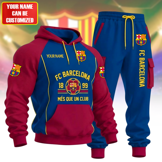Personalized Barcelona 1899 All over Printed Hoodie and Sweatpants set