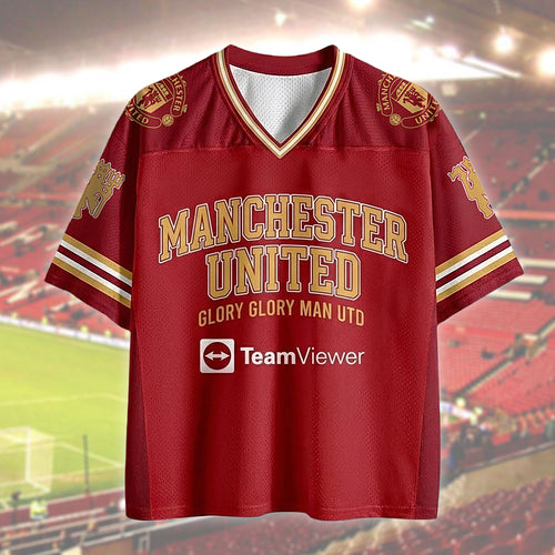 M.U Glory Glory Man Utd Two Mesh Jersey Shirt