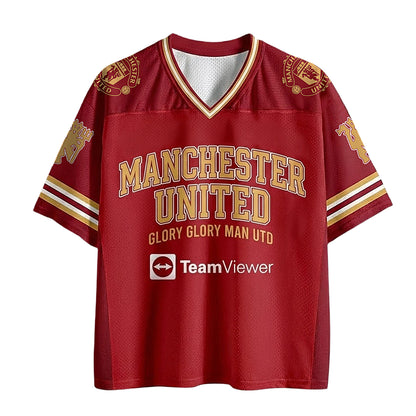 M.U Glory Glory Man Utd Two Mesh Jersey Shirt