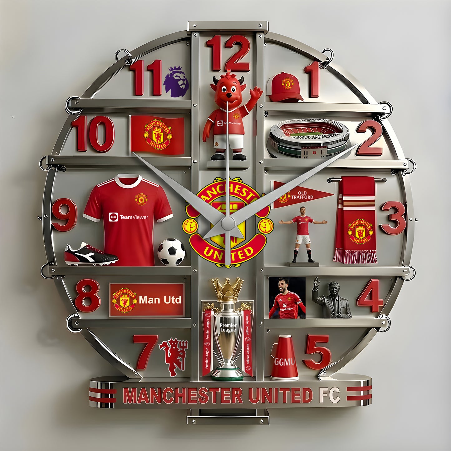 M.U Home Decorative 3D Visual Effect Acrylic Wall Clock