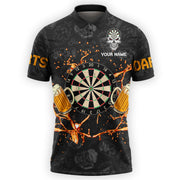Dart and Beer Personalized Name 3D Shirt For Darts Player P030204