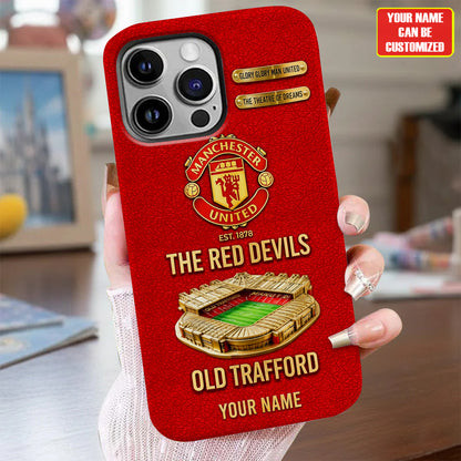 M.U Glory Leather Pattern Full Print Phone Case