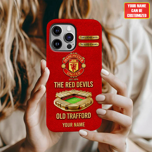 M.U Glory Leather Pattern Full Print Phone Case